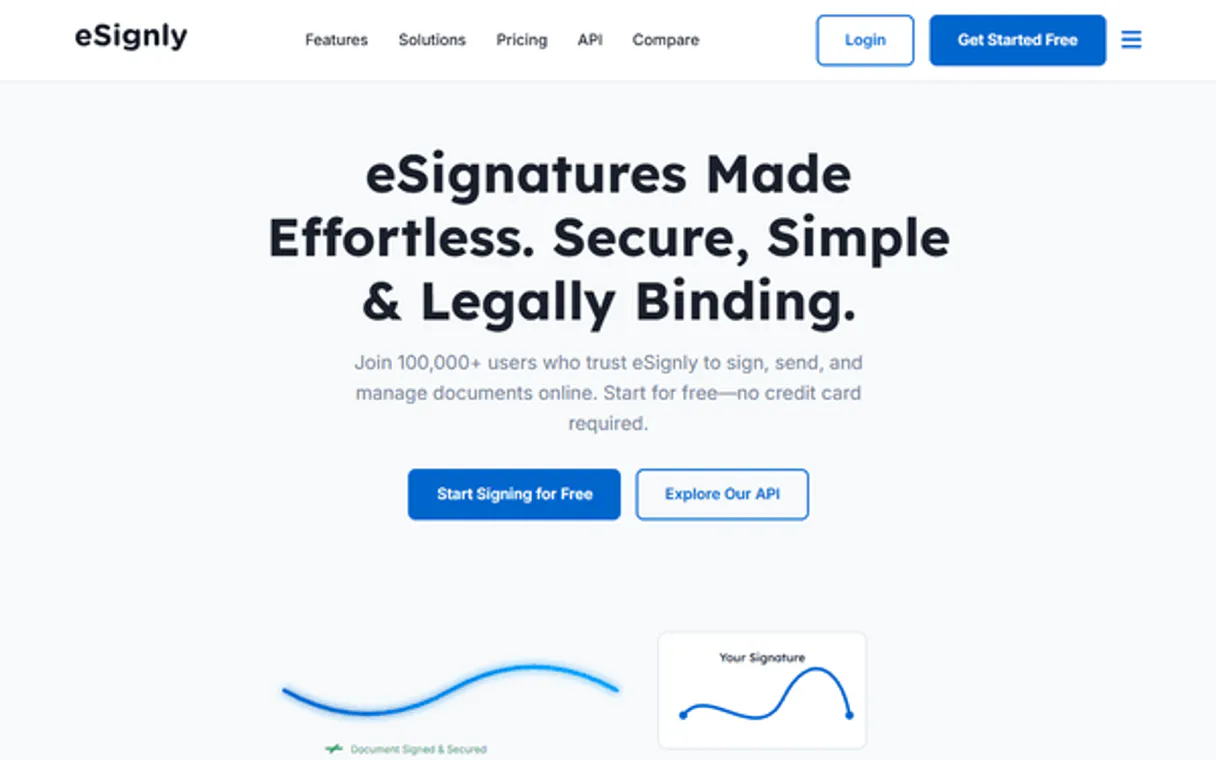 eSignly Electronic Signature