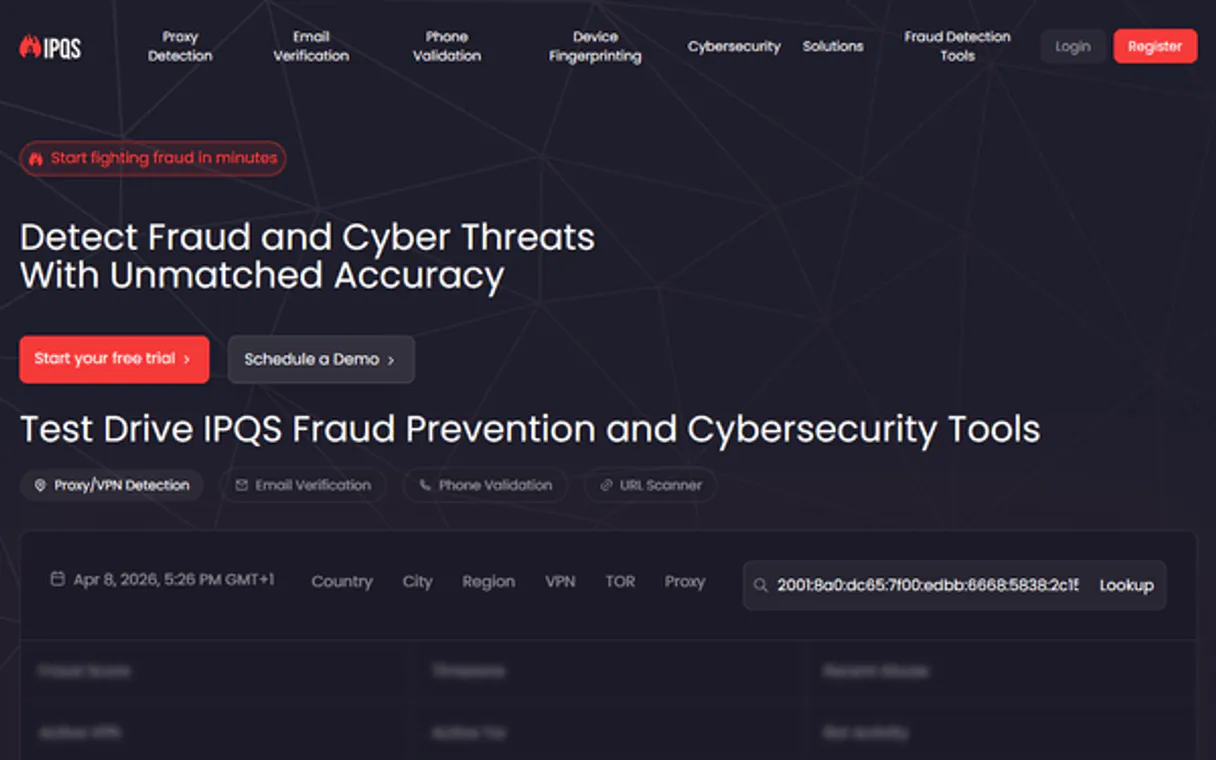 IPQualityScore (IPQS)