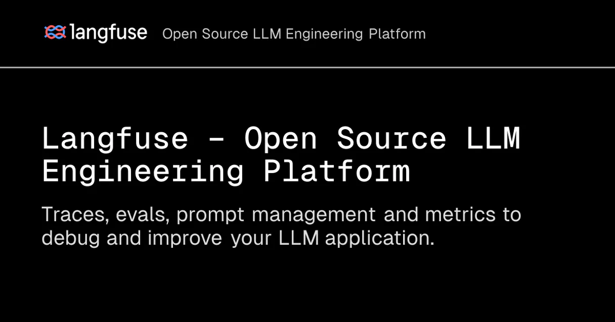 Langfuse (LLM Tracing & Evals)