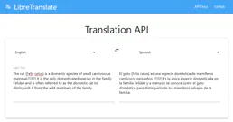 LibreTranslate API