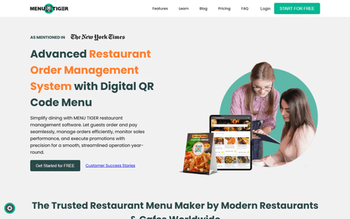 MENU TIGER