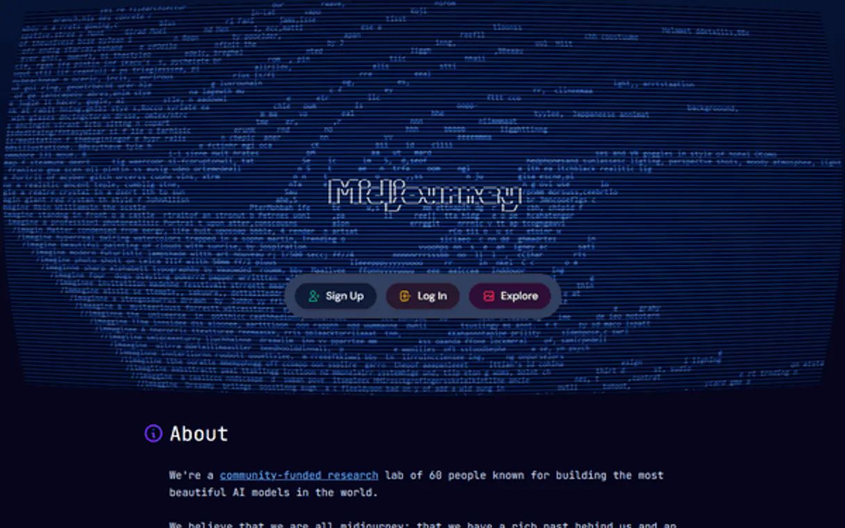 Midjourney AI (Generative Image Arts)