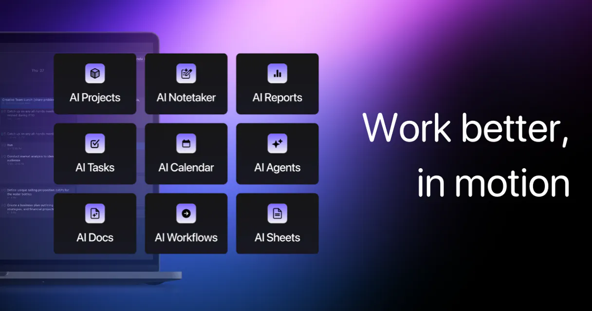 Motion (AI Calendar & Task Management)