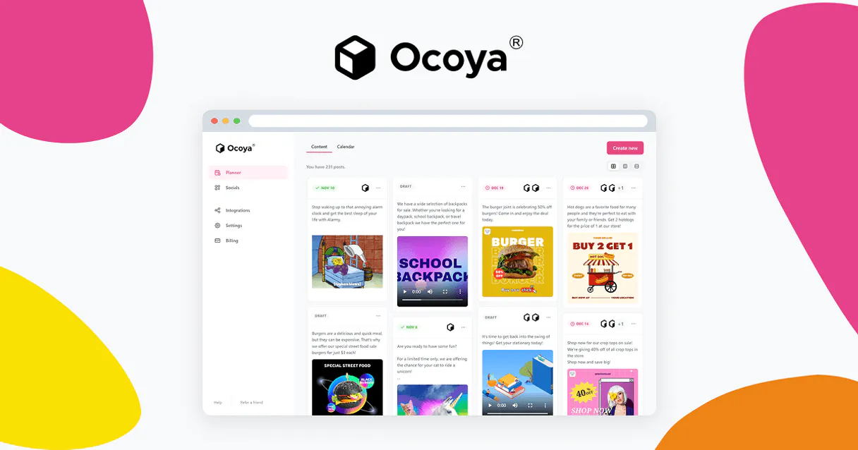 Ocoya Social Media