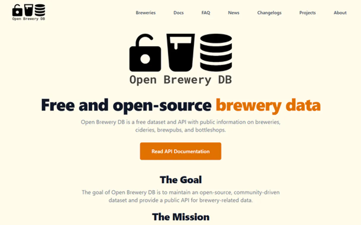 Open Brewery DB Alternative