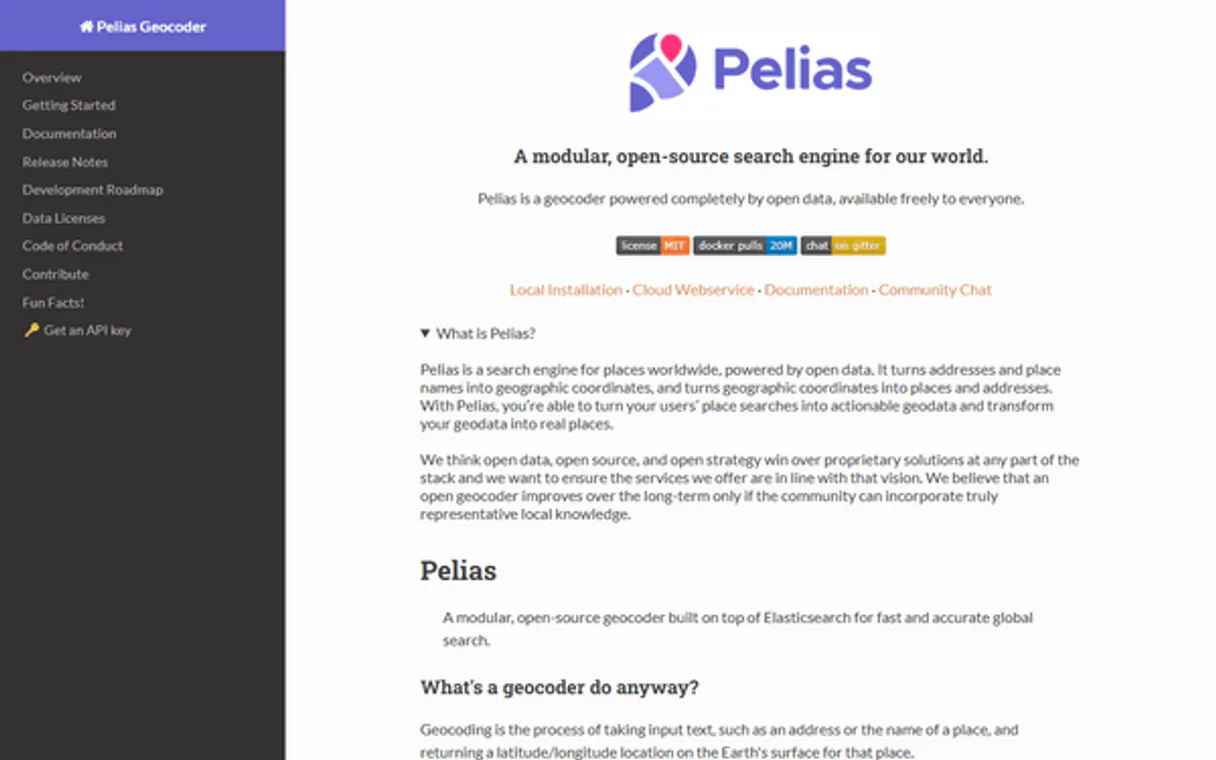 Pelias Geocoder