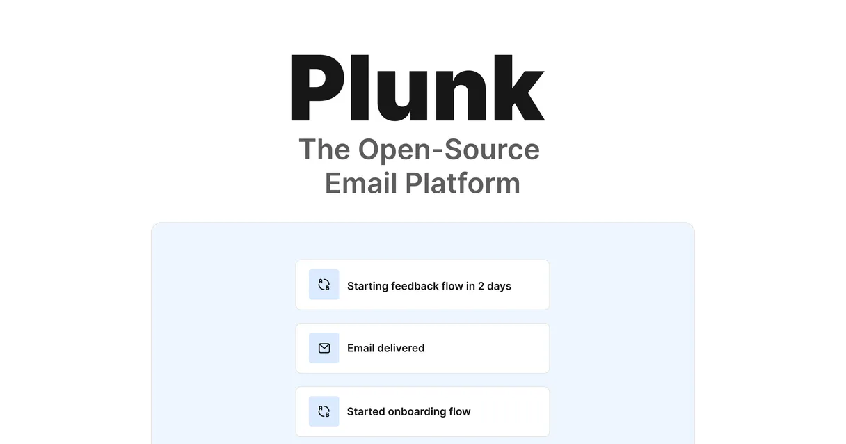 Plunk Email Marketing