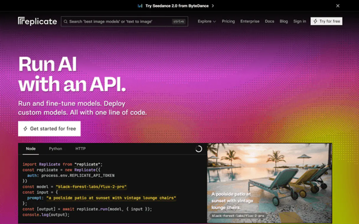Replicate Alternative