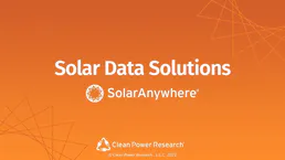 SolarAnywhere API