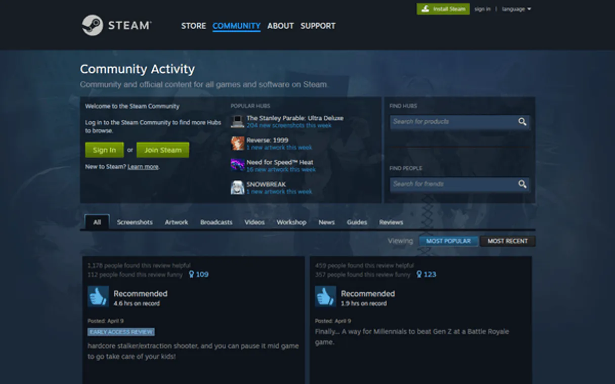 Steam Platform & Hype Intelligence