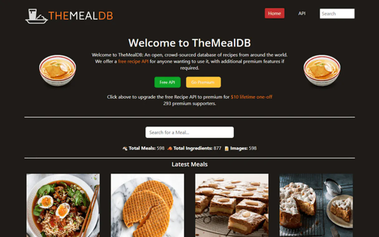 TheMealDB Alternative