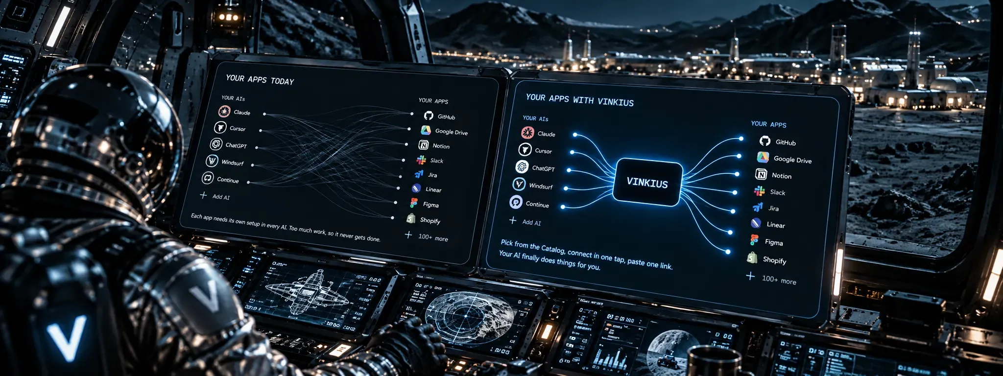 The Vinkius unified AI command cockpit